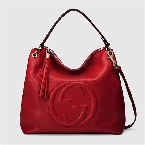 gabrielle gucci handbags|Gucci leather shoulder bag.